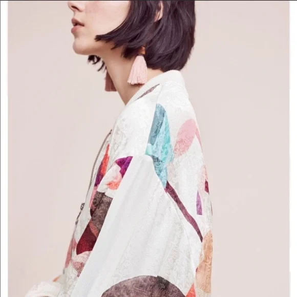 Anthropologie Multicolor Patterned Jacket - Picture 4 of 7